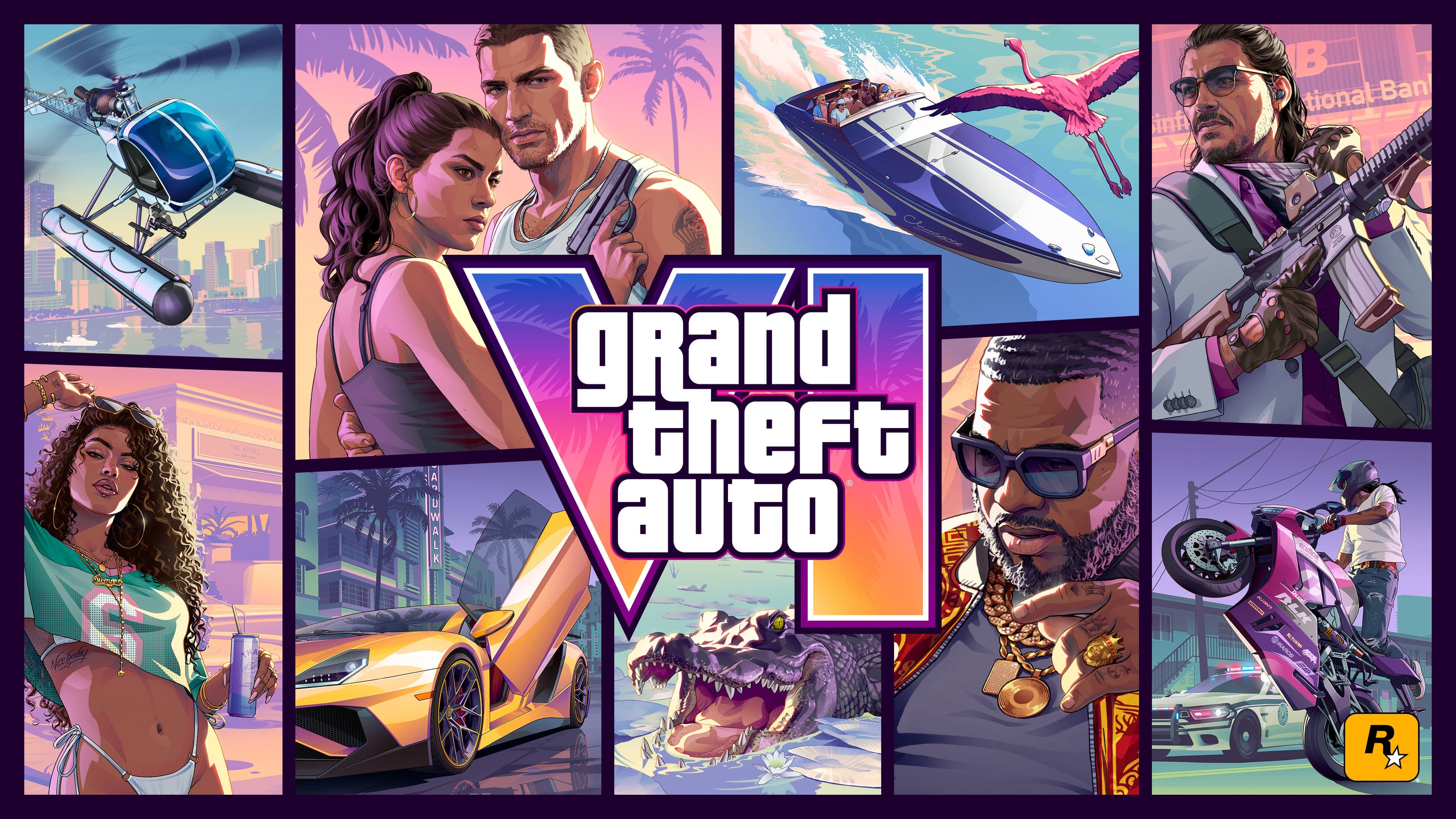 Grand Theft Auto VI official cover artwork