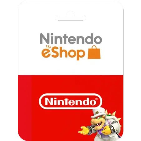An official Nintendo eShop gift card for the US region